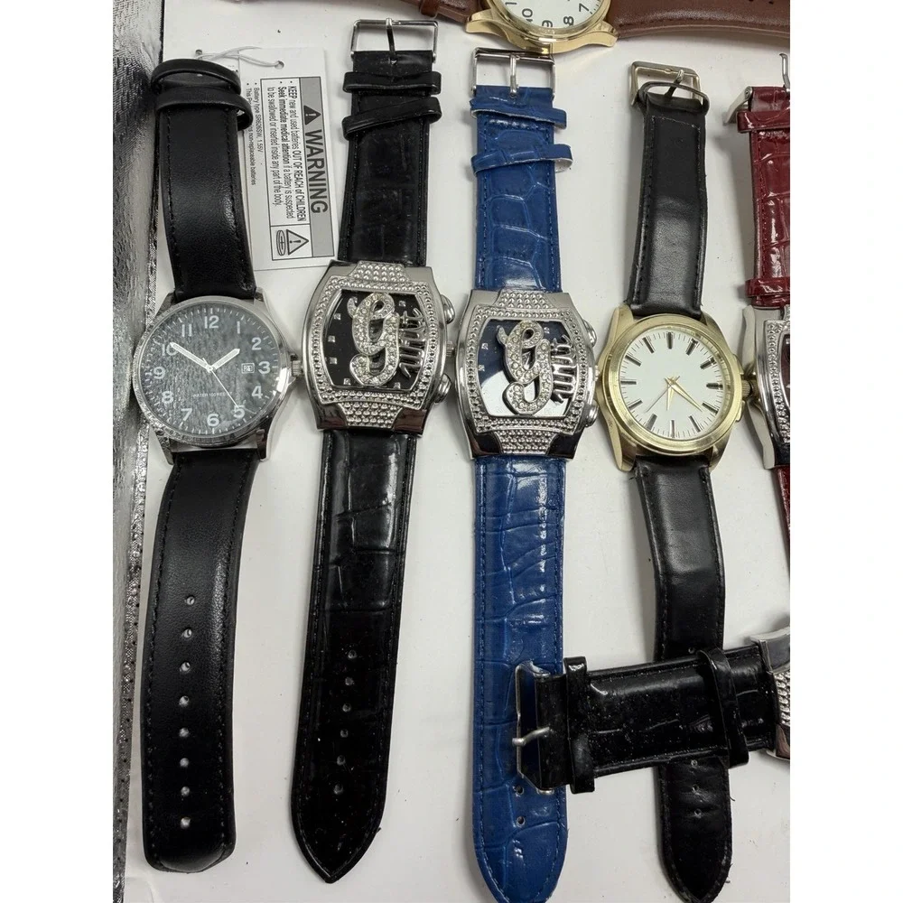 Unbranded Mens Watches Lot Of 17 For‎ Parts Or Repair